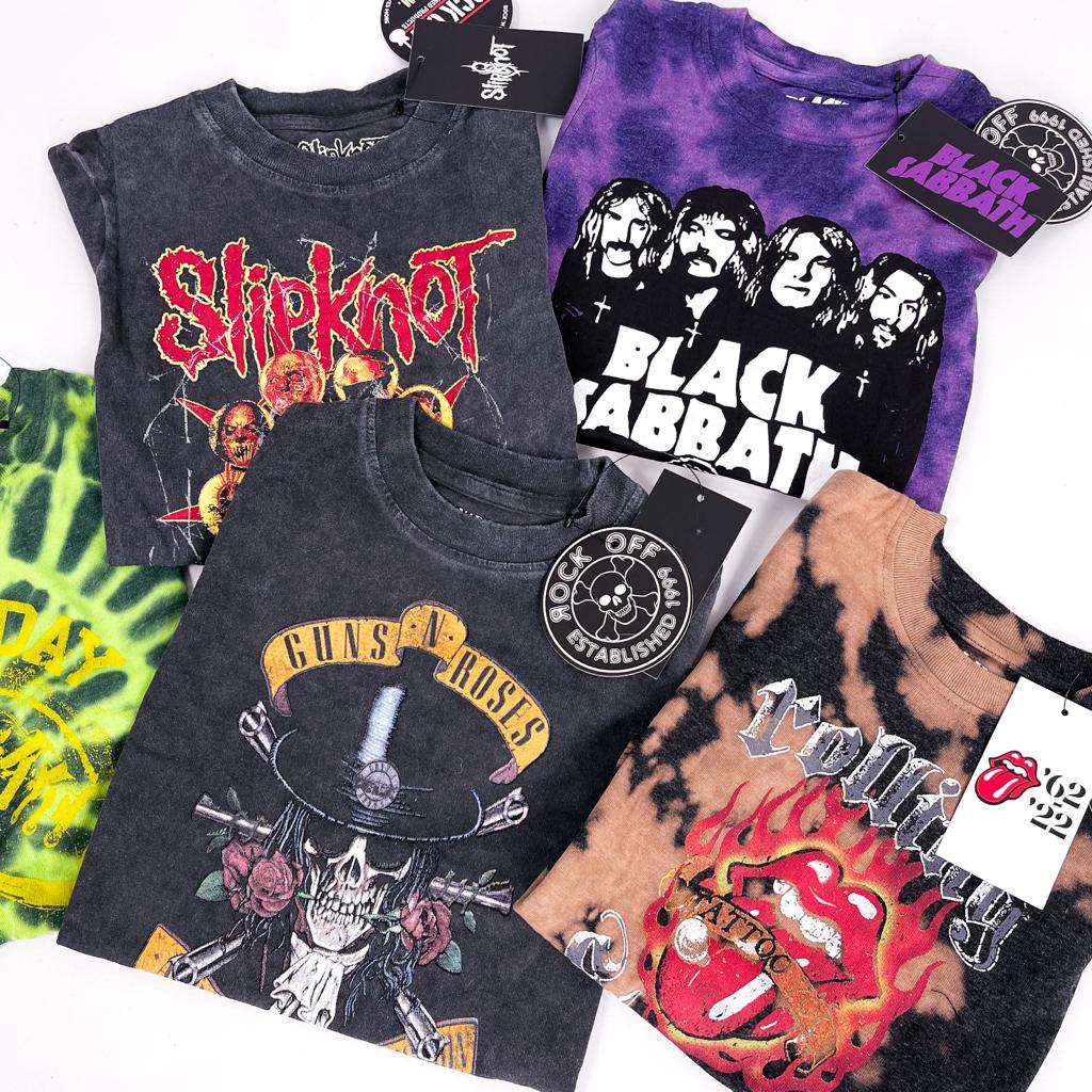 Rock Off - licensed band merch