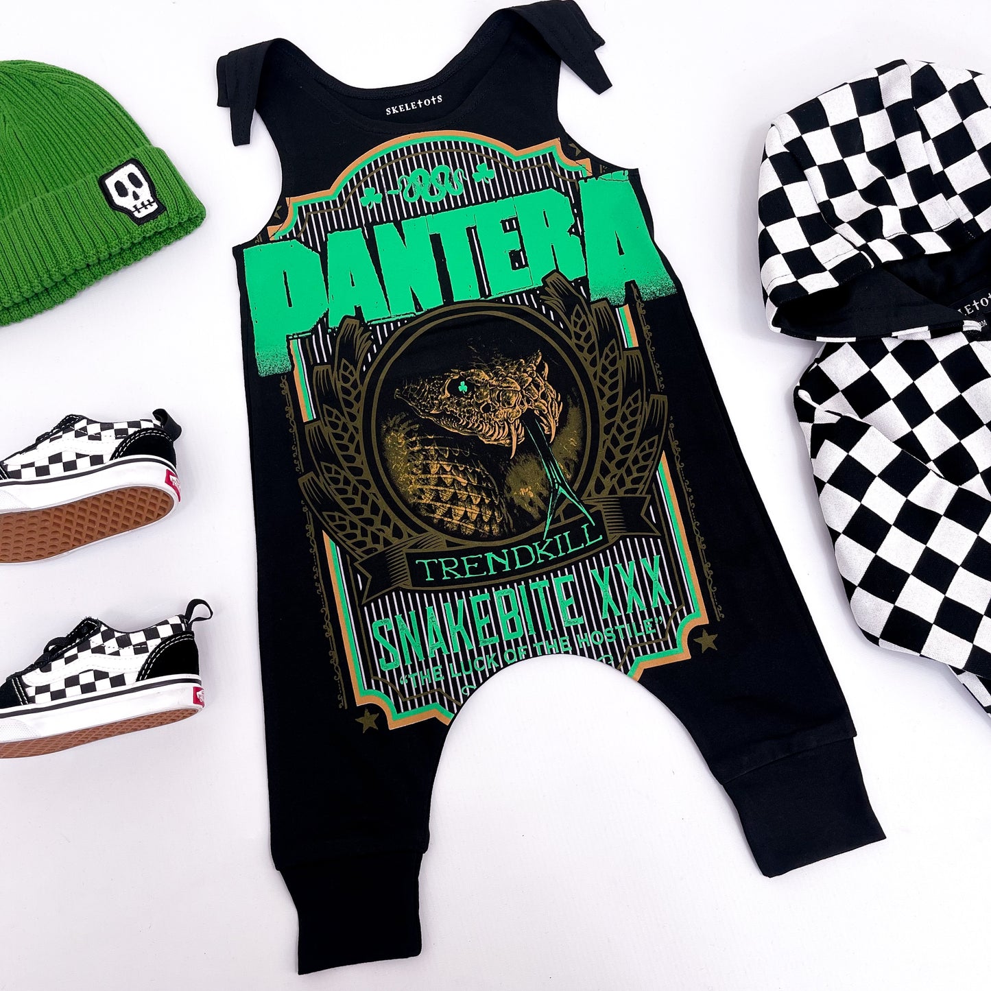 PANTERA BAND ROMPER