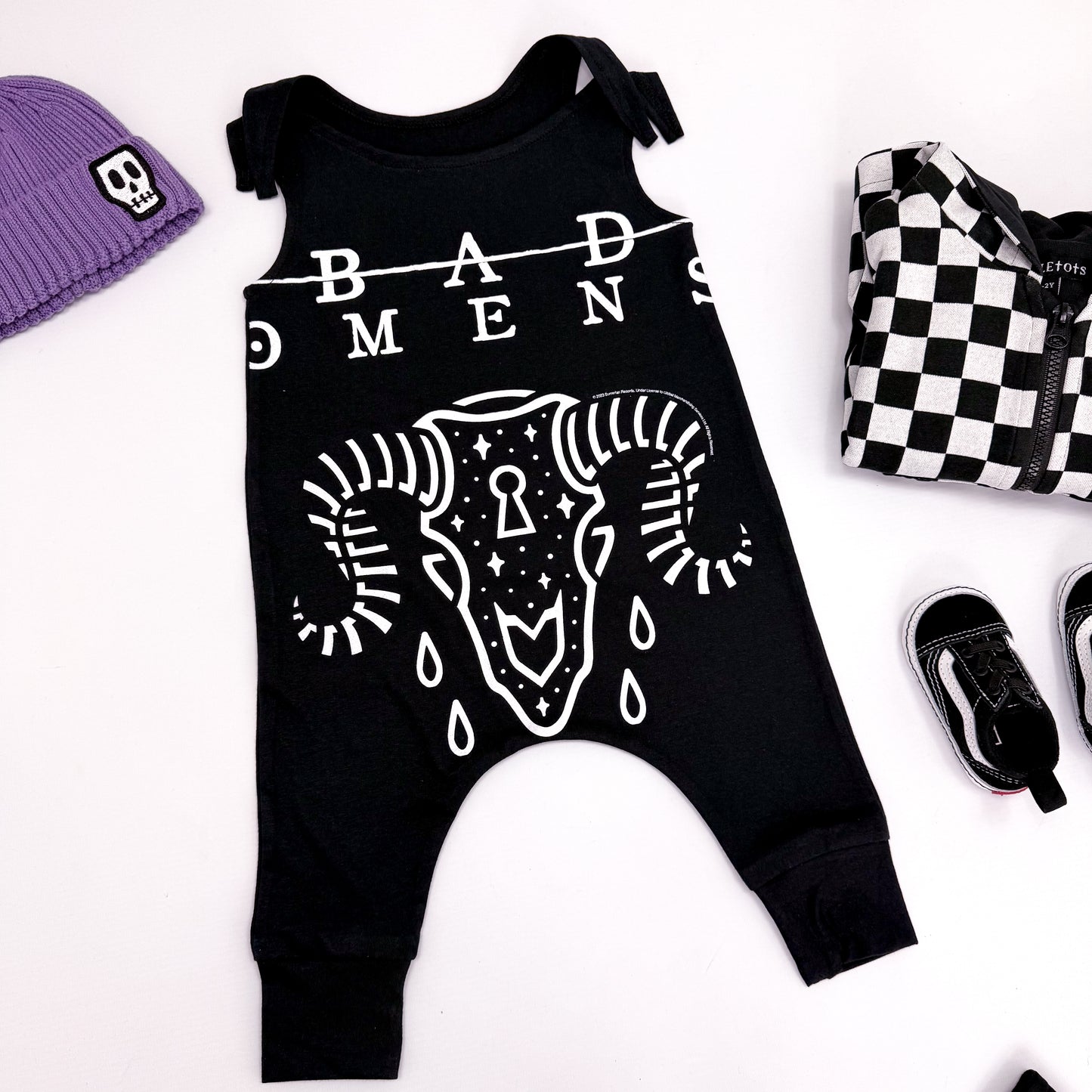 Bad Omens Romper: Ram Skull