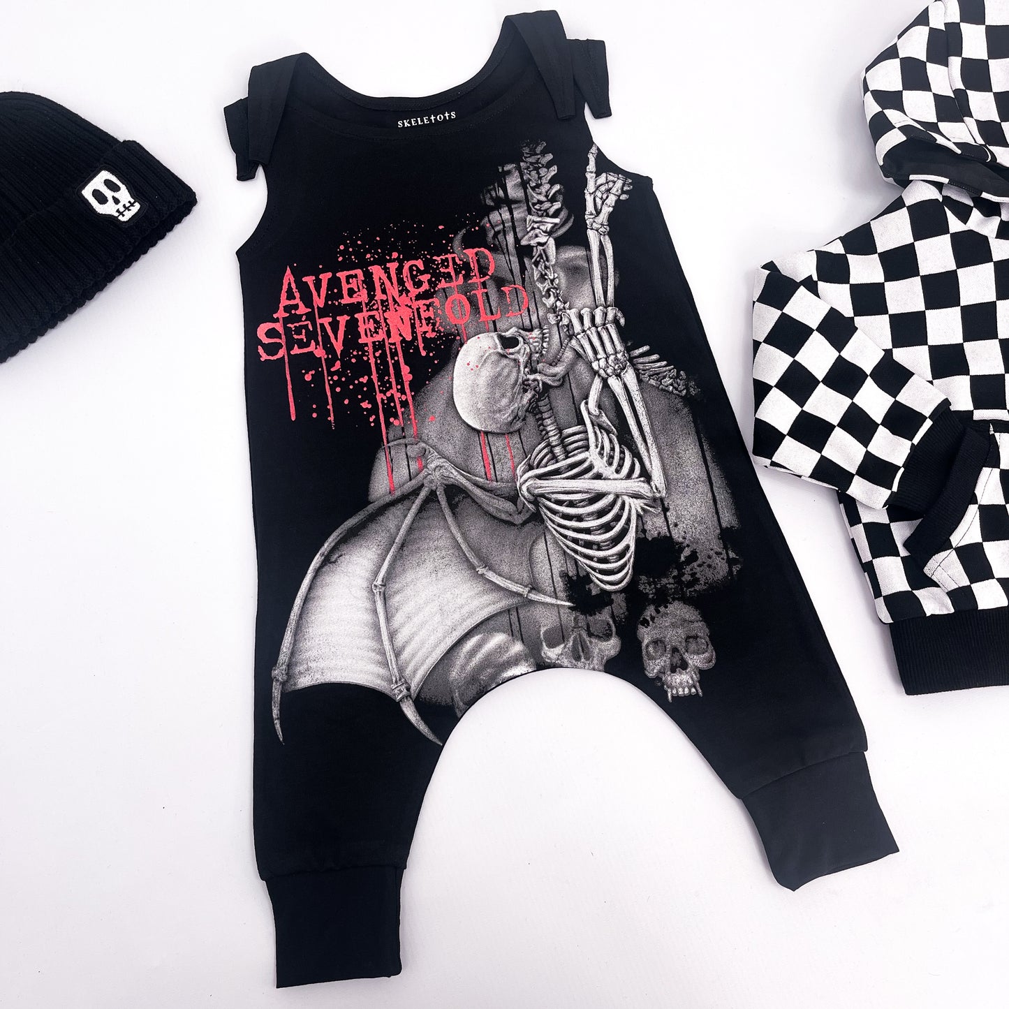 AVENGED SEVENFOLD BAND ROMPER: SPINE CLIMBER