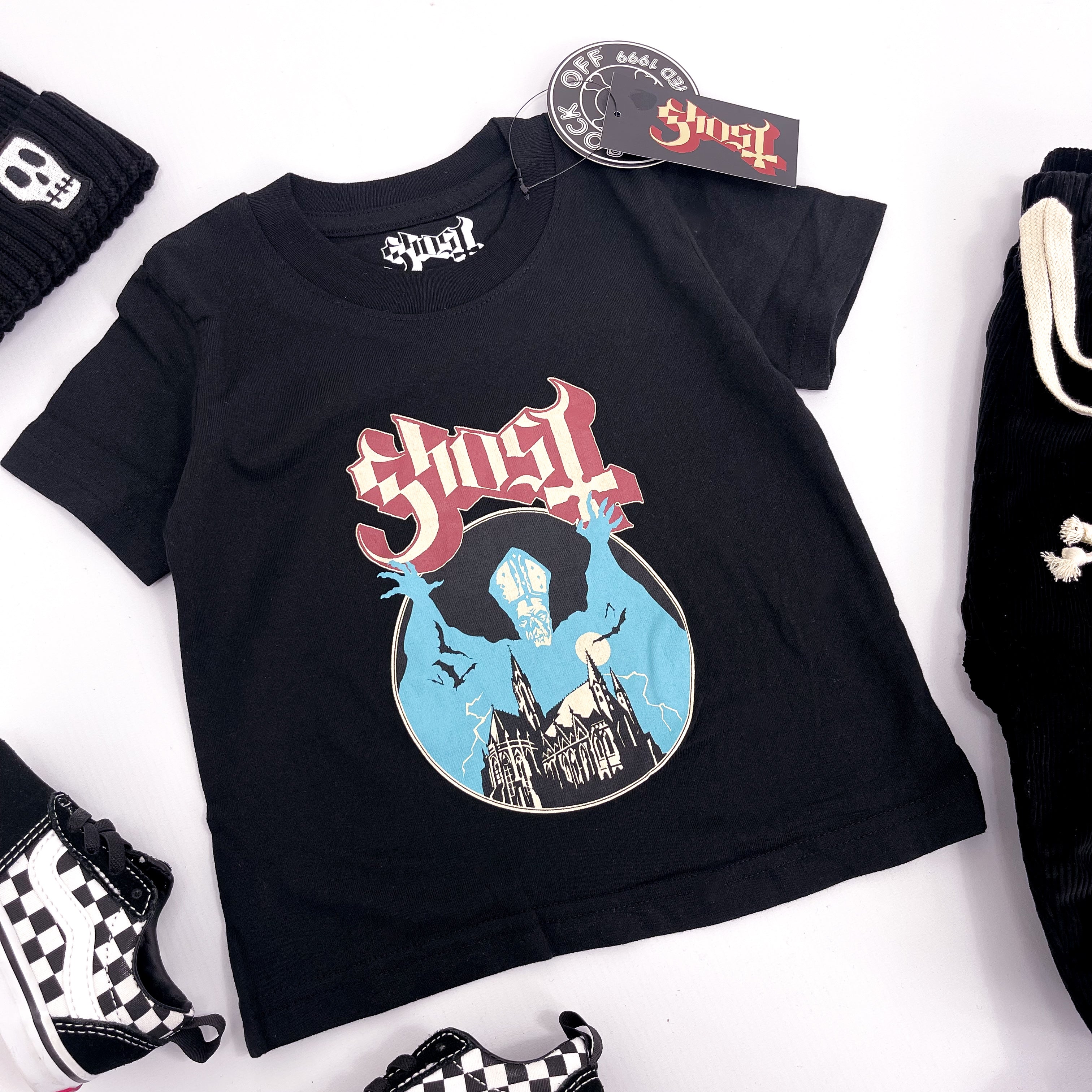 Rock Off Maglietta Uomo Ghost Opus – Ufficiale, Cotone, Manica Corta, Girocollo, Taglie S-XXL