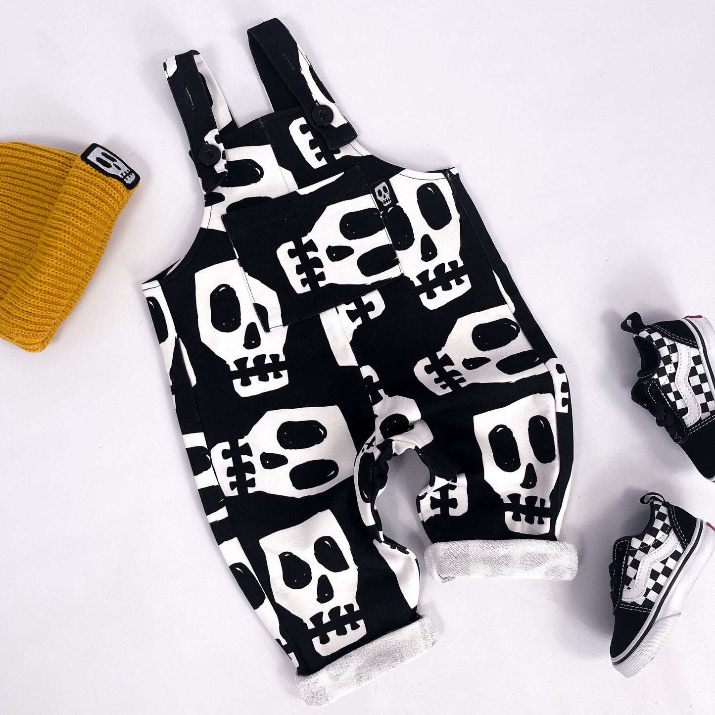SKELLY SKULL DUNGAREES