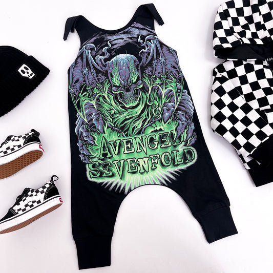AVENGED SEVENFOLD BAND ROMPER