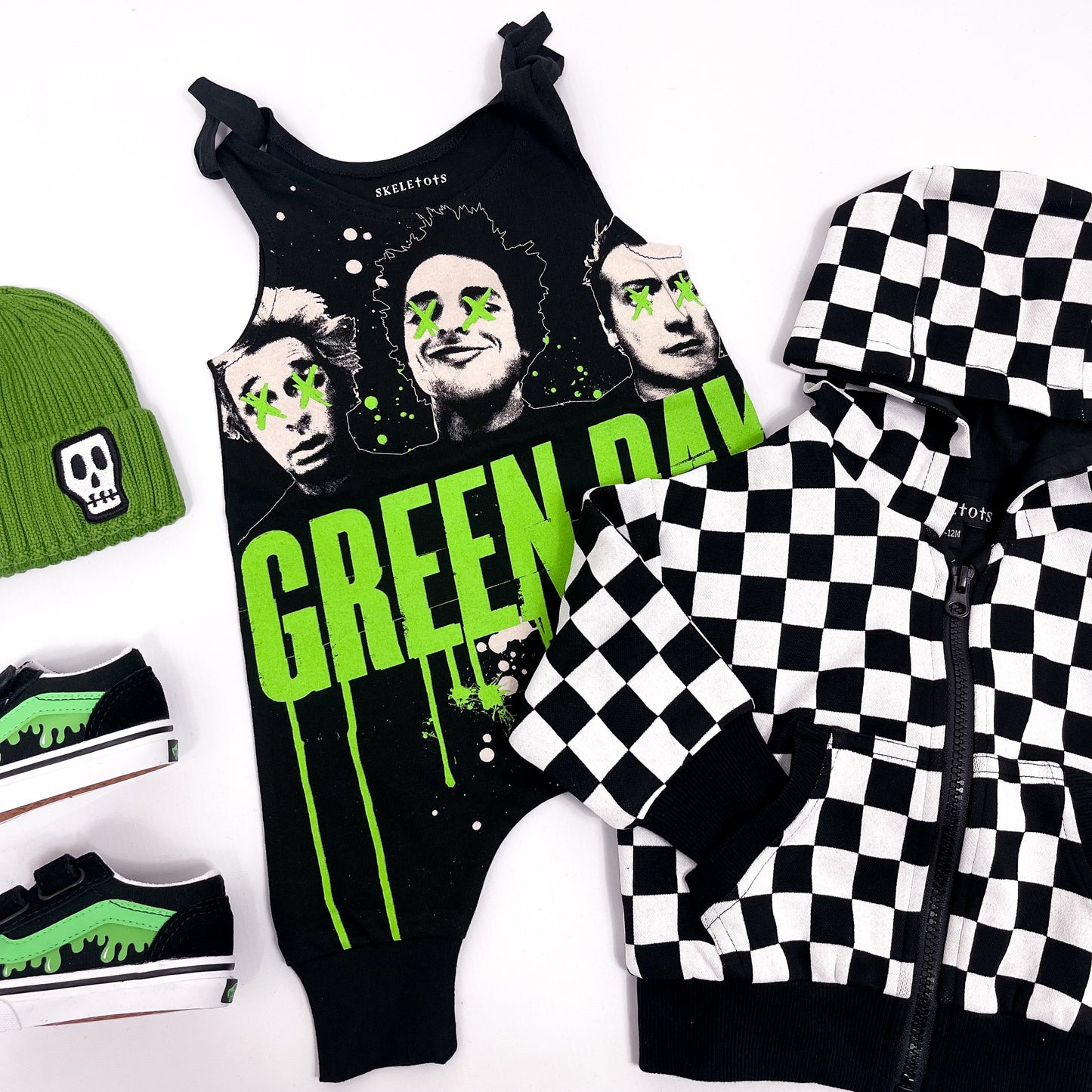GREEN DAY BAND ROMPER