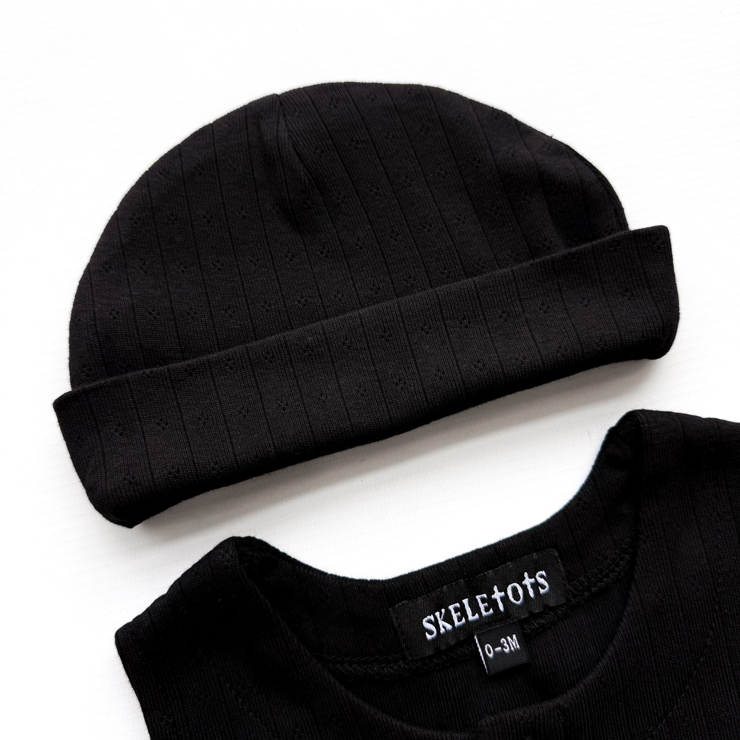 BABY POINTELLE BLACK HAT