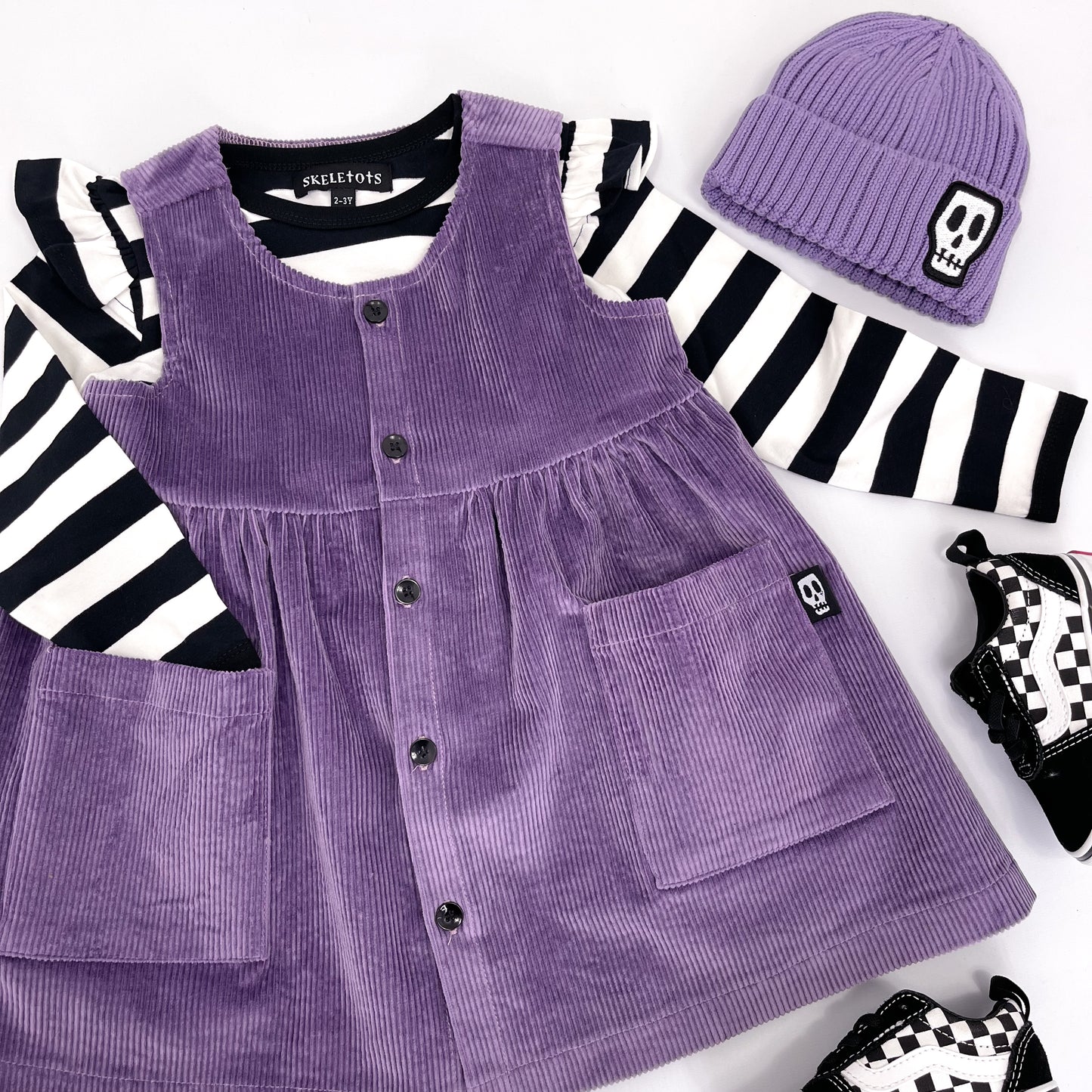 NOT SO BASIC DUSKY LILAC CHUNKY KNIT TRAWLER BEANIE