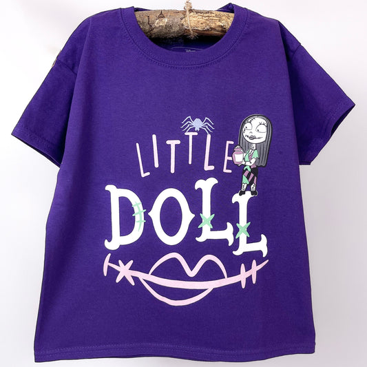 THE NIGHTMARE BEFORE CHRISTMAS KIDS GIRLS T-SHIRT: LITTLE DOLL