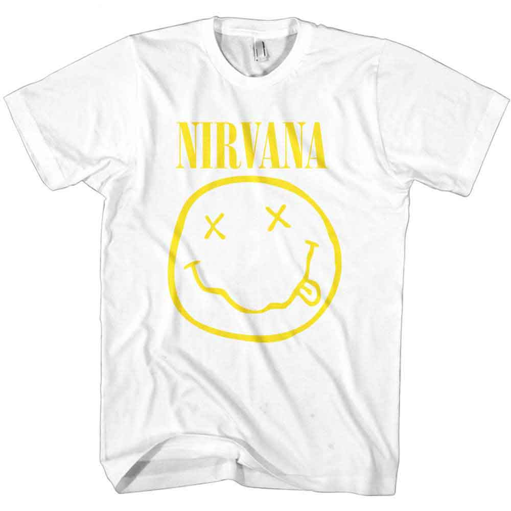 NIRVANA KIDS T-SHIRT: YELLOW HAPPY FACE
