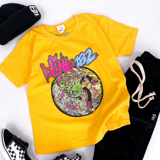 BLINK 182 KIDS YELLOW TEE