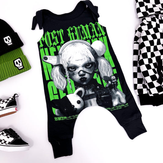 BRING ME THE HORIZON GREEN NEX GEN BAND ROMPER