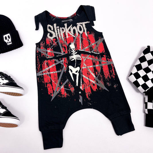 SLIPKNOT THE GRAY CHAPTER  BAND ROMPER
