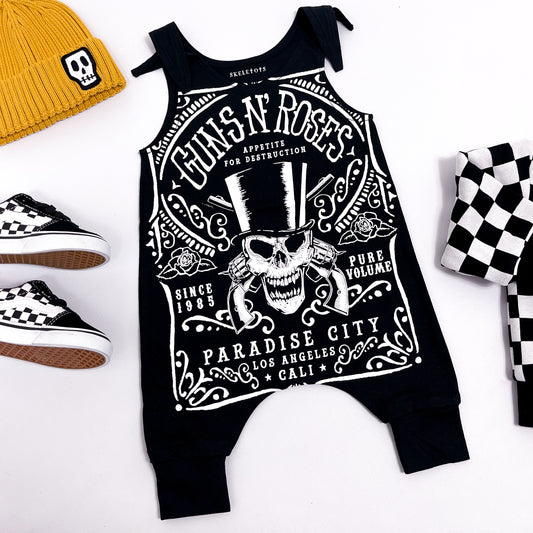 GUNS 'N' ROSES BAND ROMPER