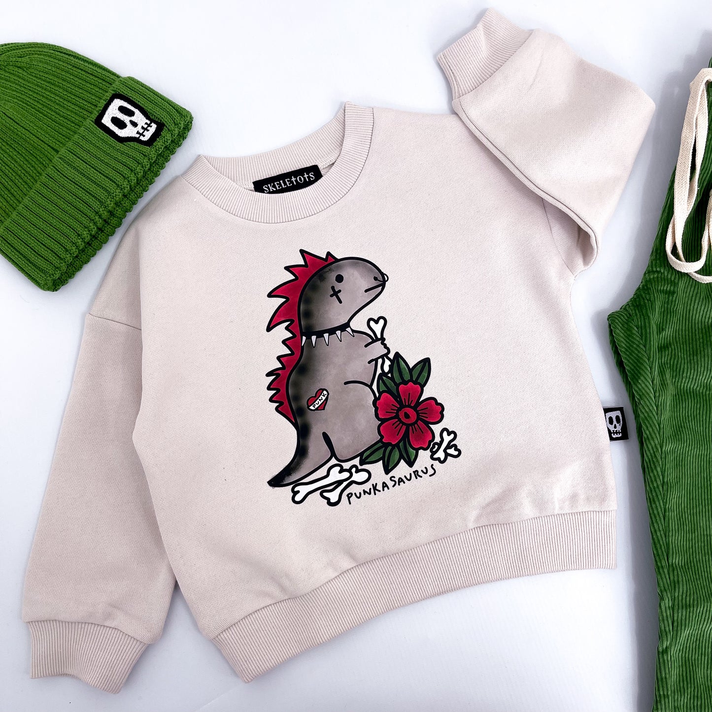 PUNKASAURUS DINOSAUR SWEATSHIRT