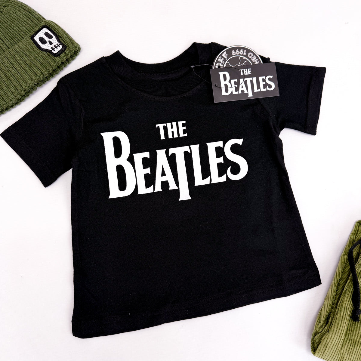 The Beatles Kids T-Shirt: Drop T (Black)