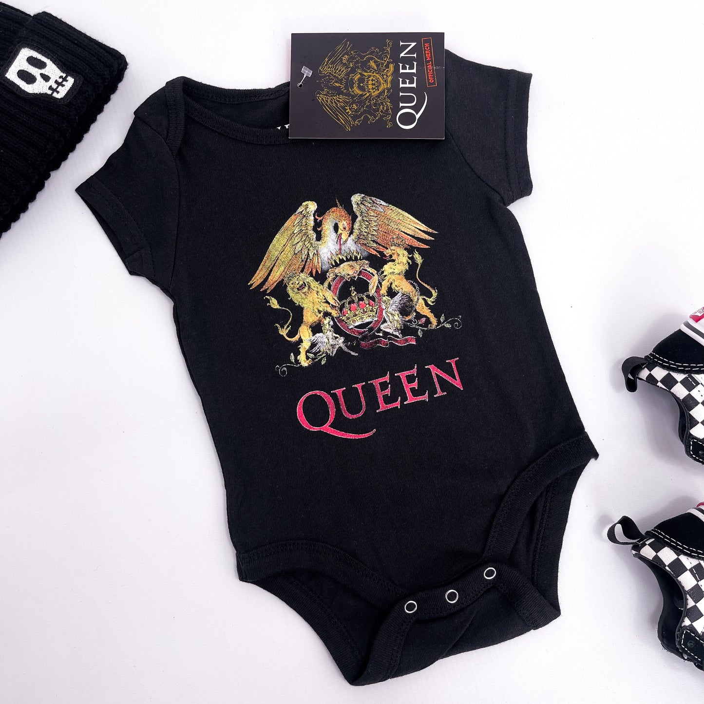 QUEEN KIDS BABY GROW: CLASSIC CREST