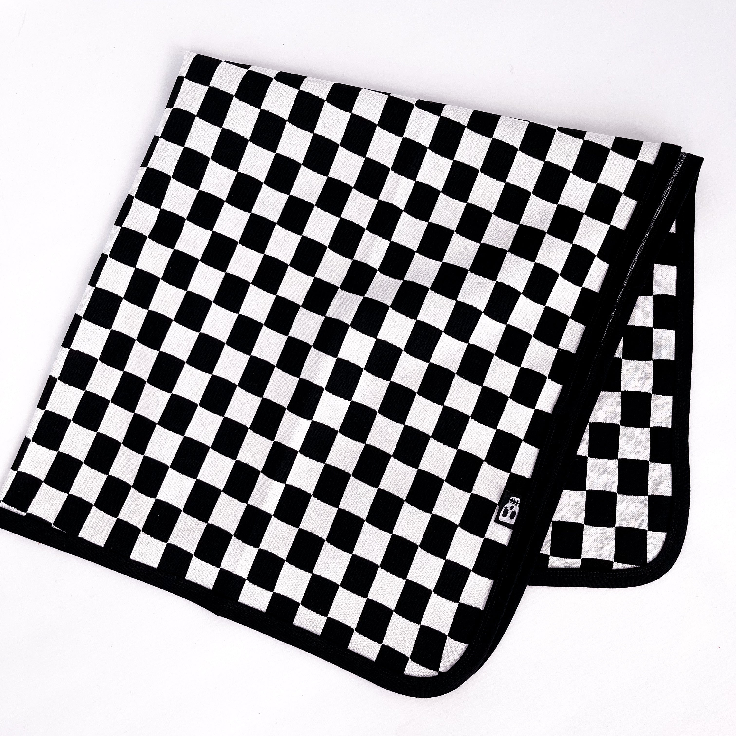 Black and white crib blanket hotsell