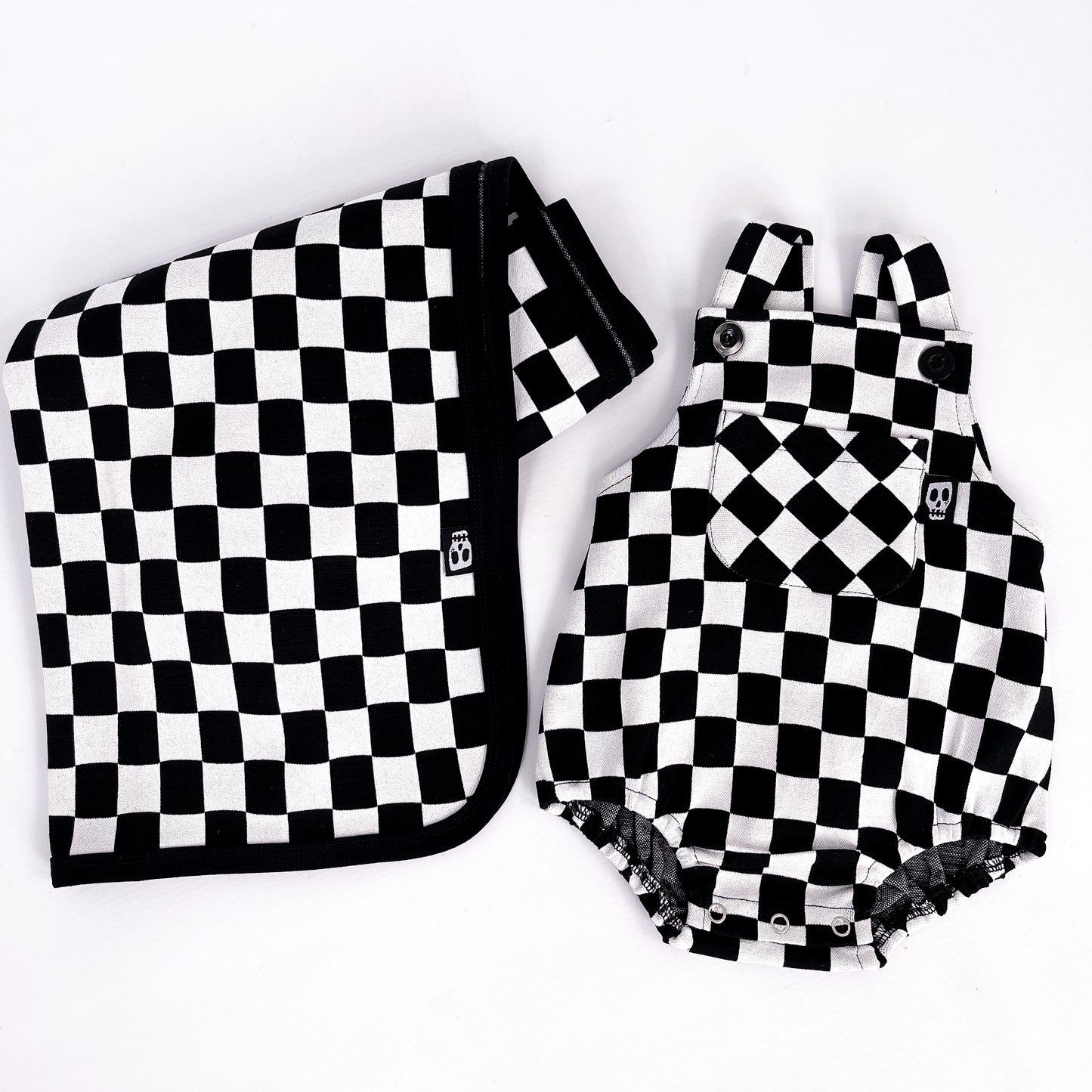 CHECKERBOARD BABY BLANKET