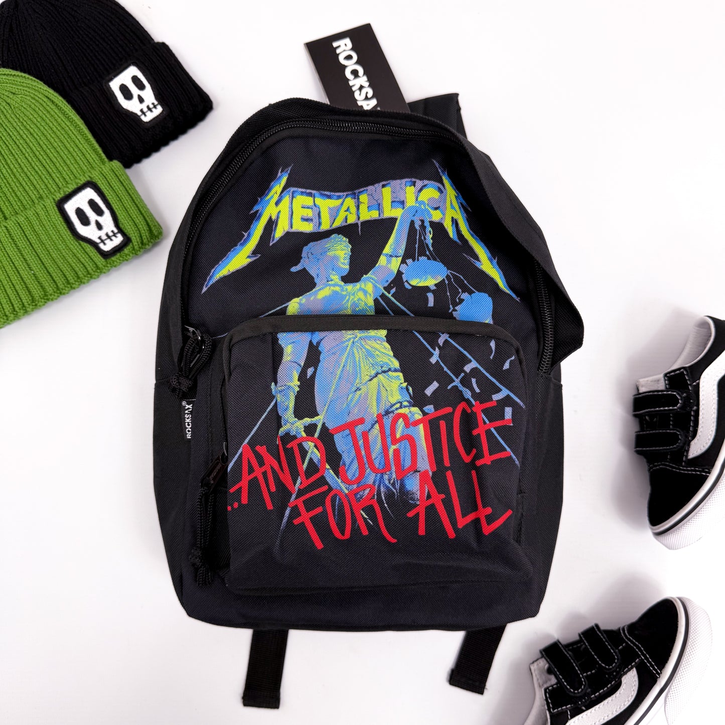 METALLICA MINI ROCKSAX BACKPACK: JUSTICE FOR ALL