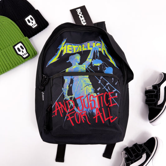 METALLICA MINI ROCKSAX BACKPACK: JUSTICE FOR ALL