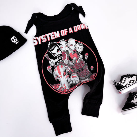 SYSTEM OF A DOWN BAND ROMPER