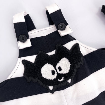 BAT PATCH STRIPE DUNGAREES