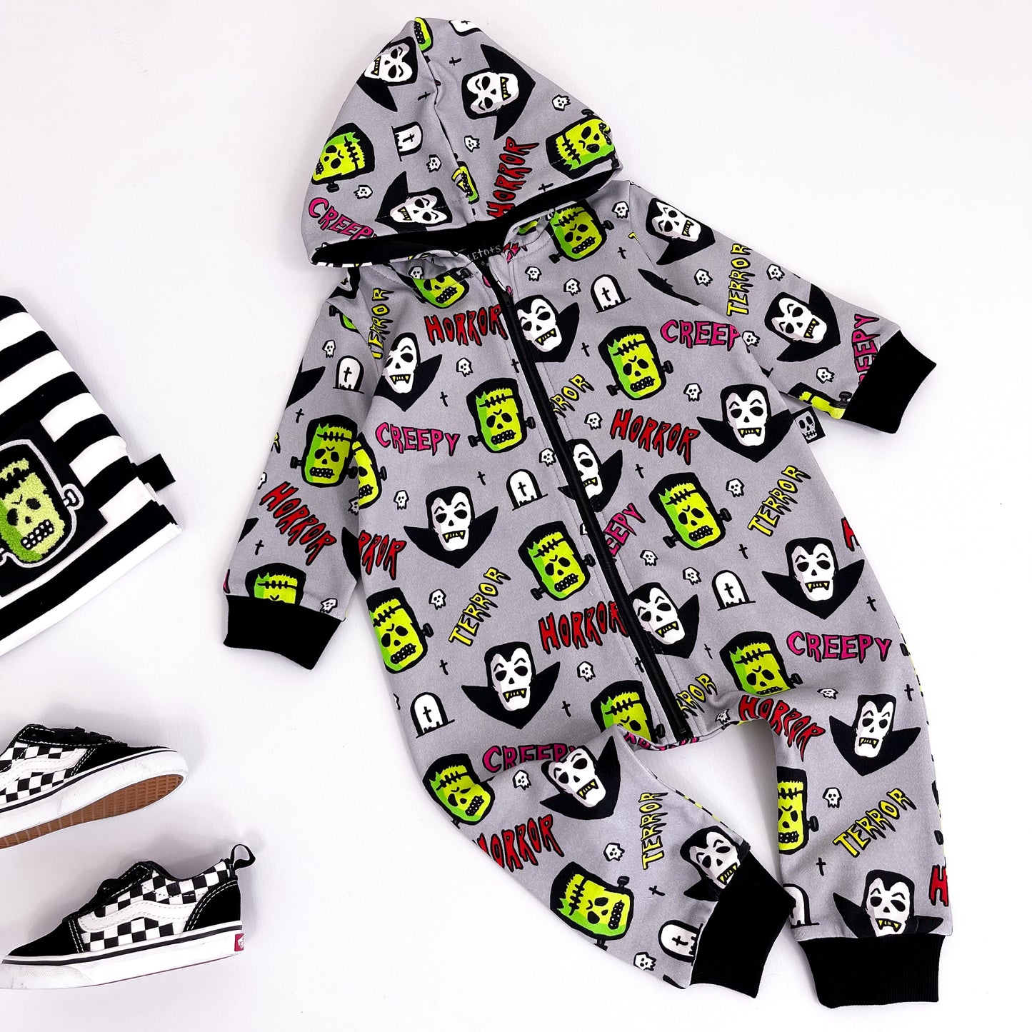 LITTLE TERROR ZIP UP ALL IN ONE