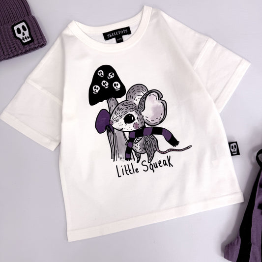 LITTLE SQUEAK WHITE TEE