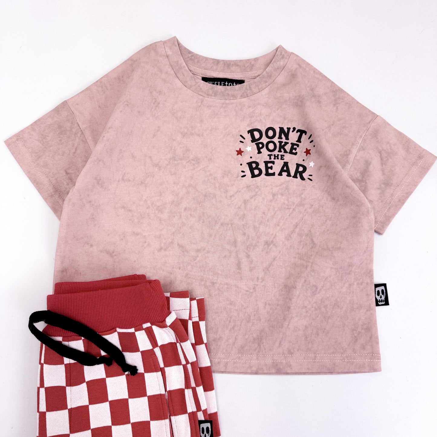 DON'T POKE THE BEAR BACKPRINT OVERSIZED TEE