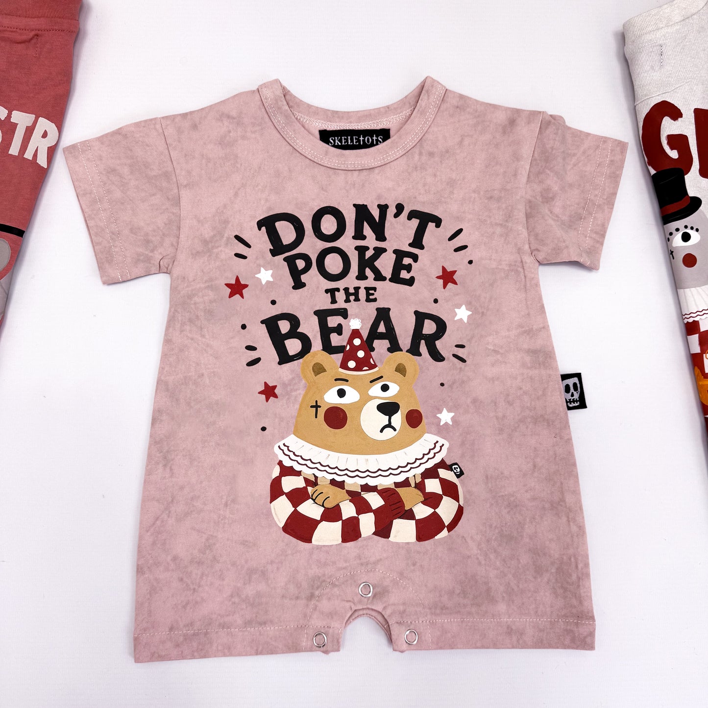 DON'T POKE THE BEAR SHORTIE ROMPER
