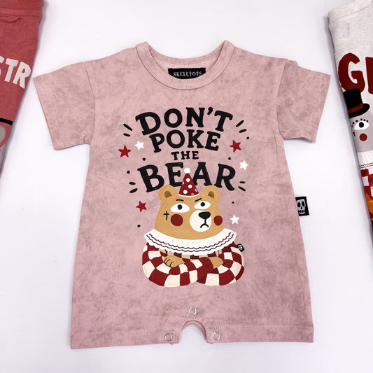 DON'T POKE THE BEAR SHORTIE ROMPER