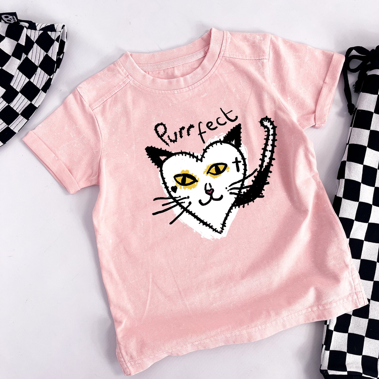 PURRFECT DISTRESSED STYLE TEE