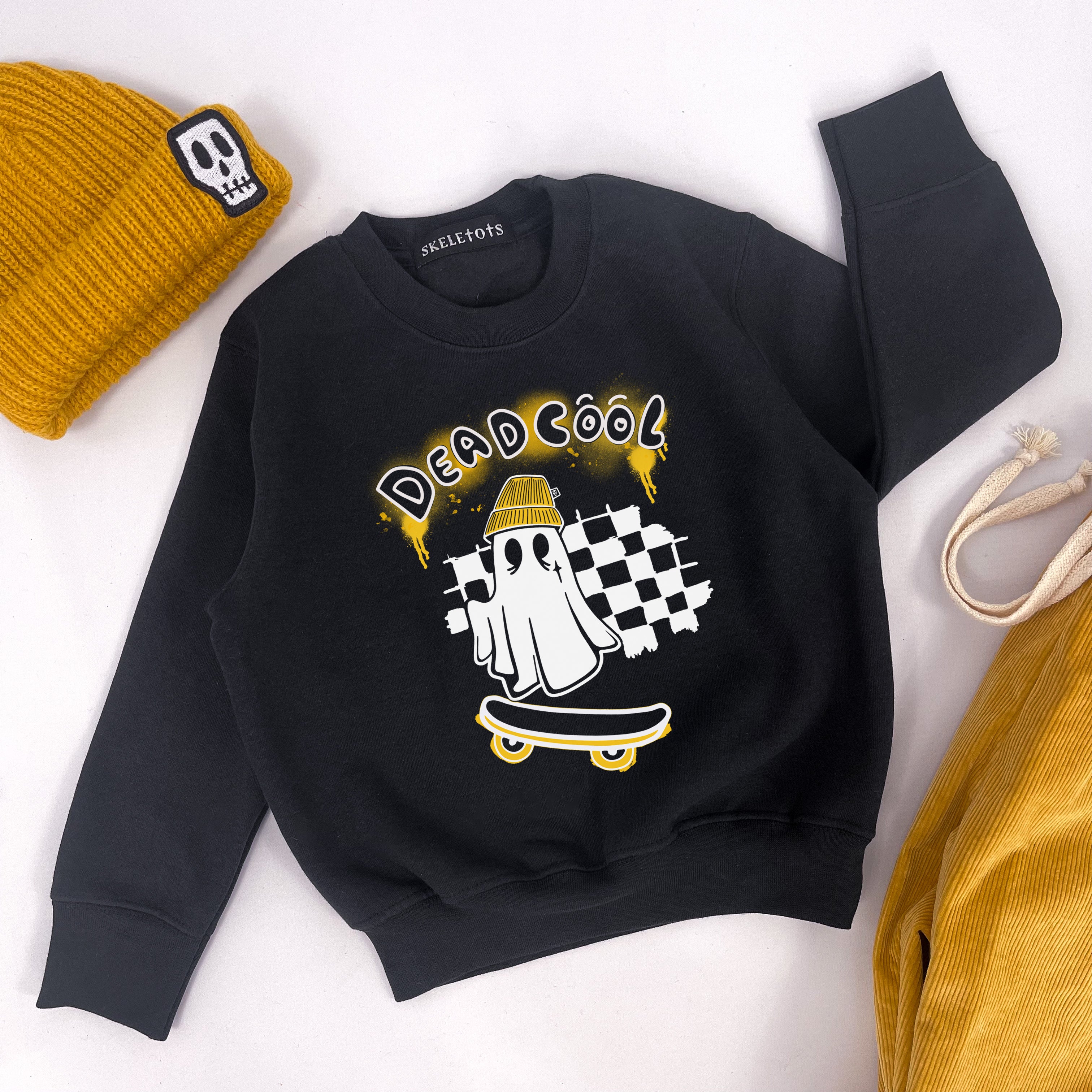 Cool black sweatshirt clearance