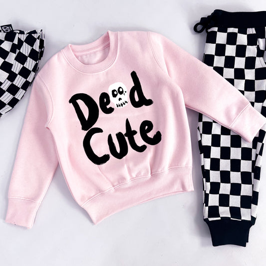 DEAD CUTE PASTEL PINK SWEATSHIRT