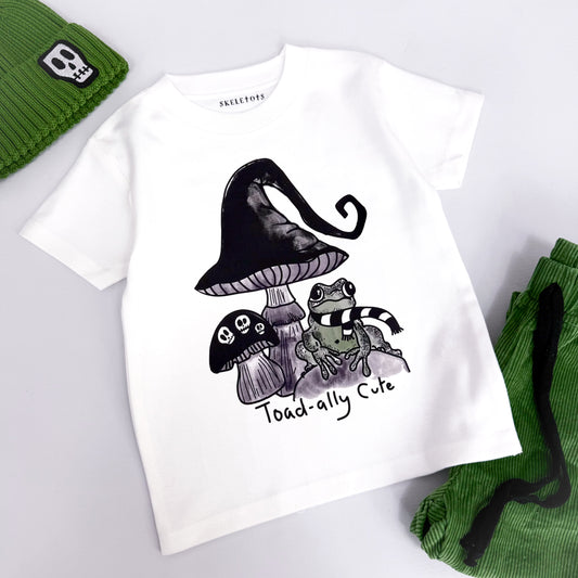 ⚡TOAD-ALLY CUTE WHITE TEE⚡