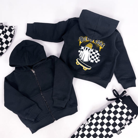 DEAD COOL CHECKERBOARD HOODIE