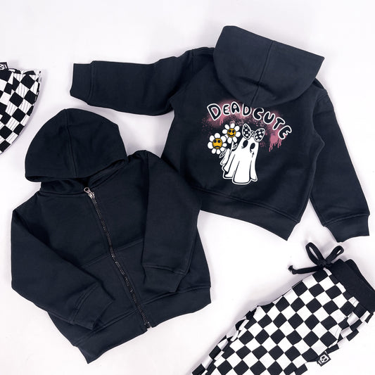 DEAD CUTE CHECKERBOARD HOODIE