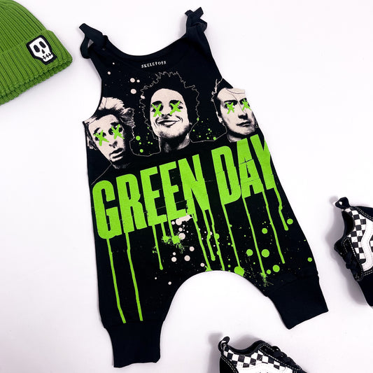 GREEN DAY BAND ROMPER