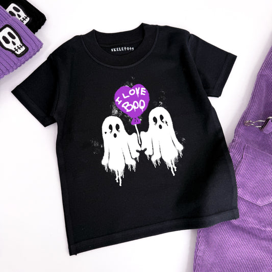 I LOVE BOO GHOST TEE