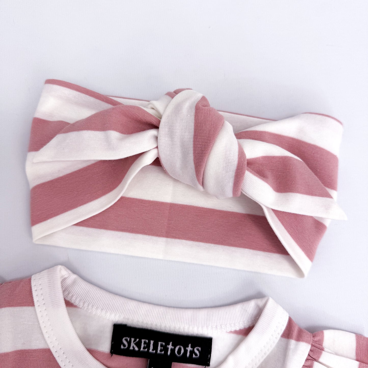 NOT SO BASIC DUSKY PINK STRETCH HEADBAND