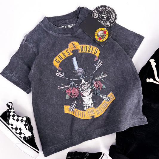 Kids Guns N' Roses band t shirt, Appetite For Destruction design