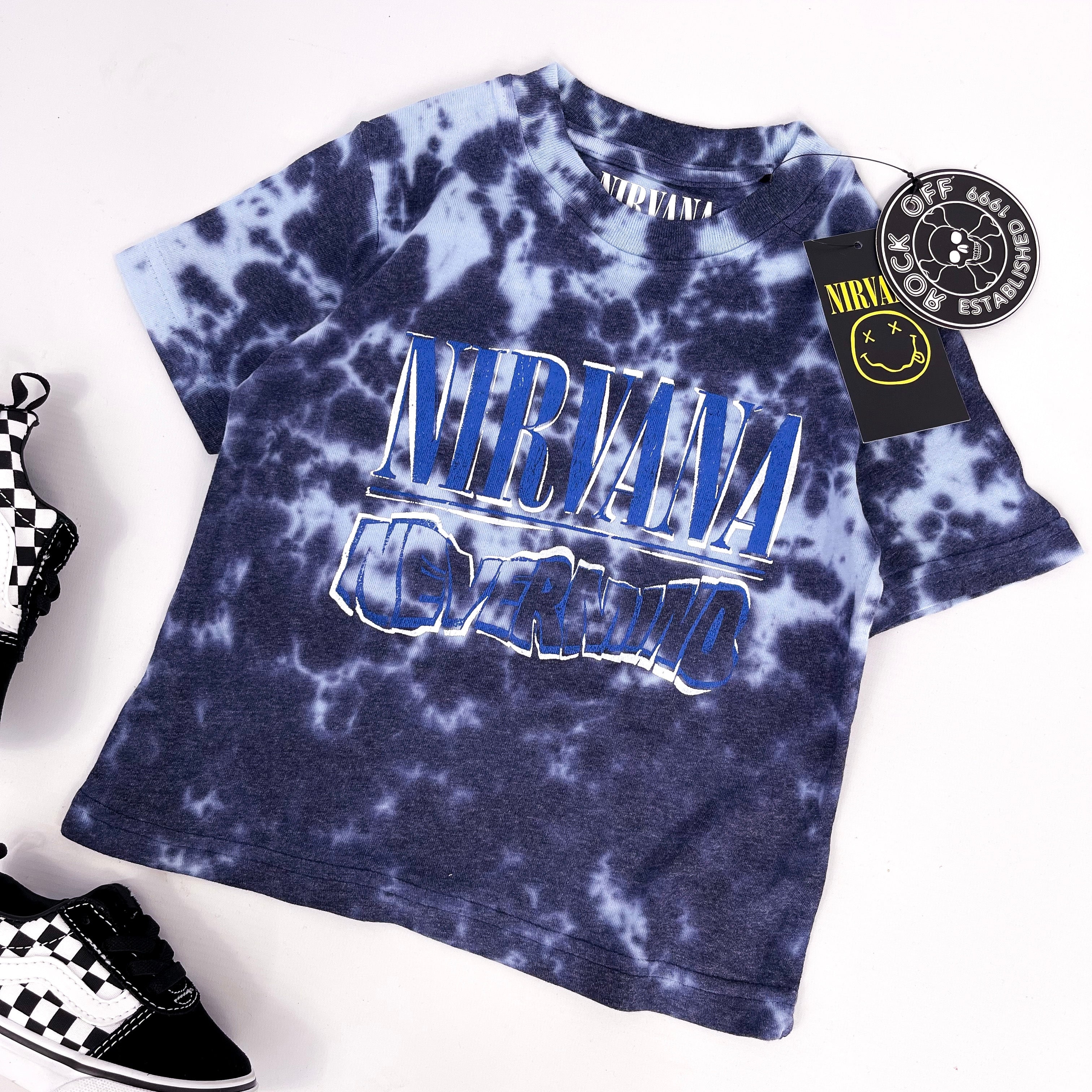 Nirvana shirt nevermind best sale