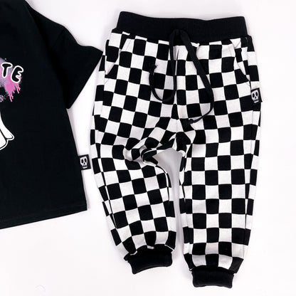 CHECKERBOARD JOGGERS