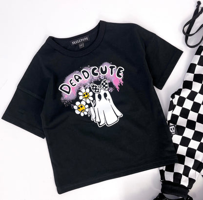 DEAD CUTE CHECKERBOARD TEE