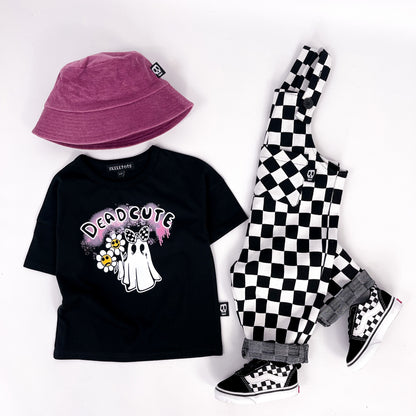 DEAD CUTE CHECKERBOARD TEE