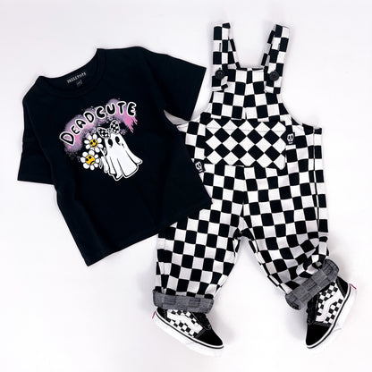 DEAD CUTE CHECKERBOARD TEE