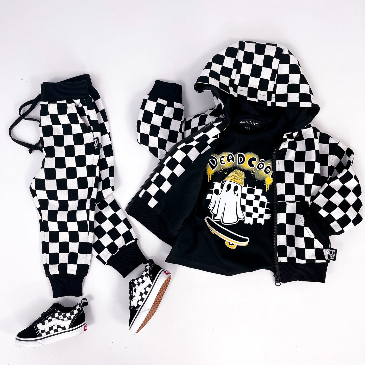 DEAD COOL CHECKERBOARD TEE